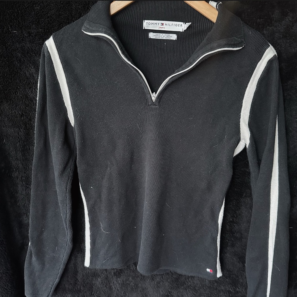 Vintage Tommy Hilfiger Quarter Zip Sweater